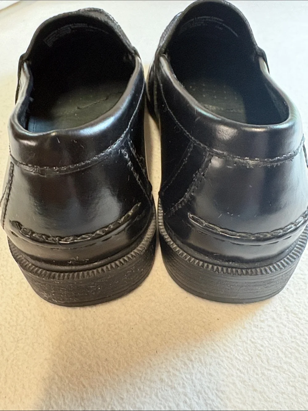 Nunn Bush Black Leather Penny Loafers